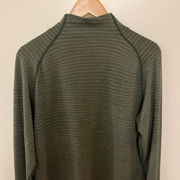 Lululemon Mens Metal Vent Tech 1/2 Zip 2.0 Wave Fade Rosemary Green/Spruce L - Picture 11 of 15